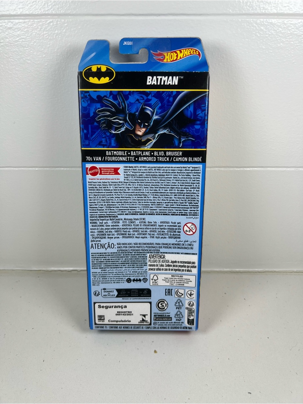 NIB Hot Wheels DC Batman 5-Pack Die Cast Cars Set Mattel New Sealed - Picture 3 of 3